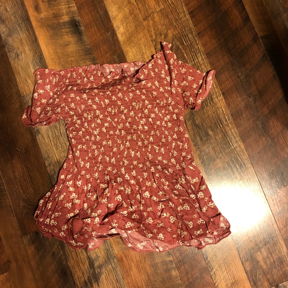 Off Shoulder Floral Top